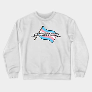 Transphobia kills Crewneck Sweatshirt